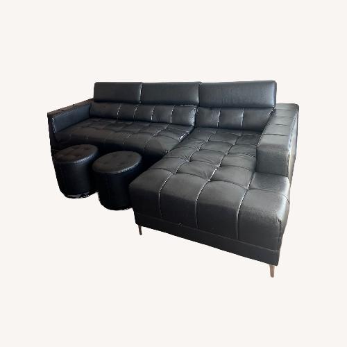 Used DFW Couch & Foot Stools for sale on AptDeco