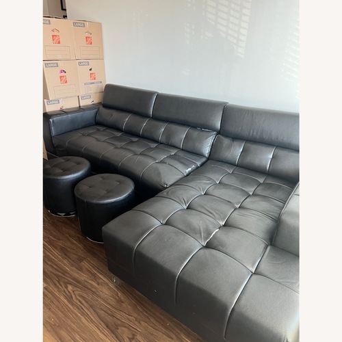 Used DFW Couch & Foot Stools for sale on AptDeco
