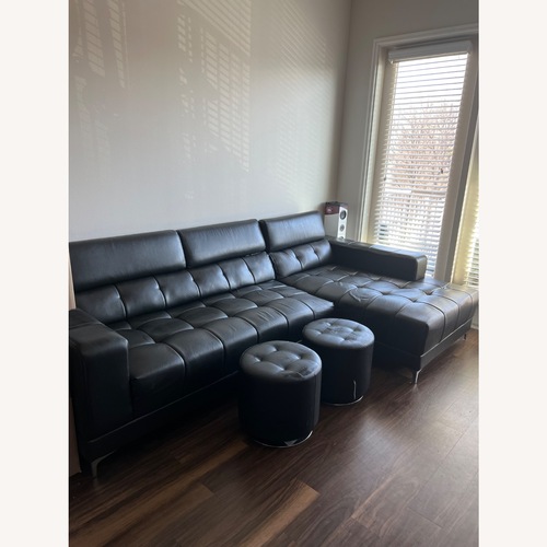 Used DFW Couch & Foot Stools for sale on AptDeco