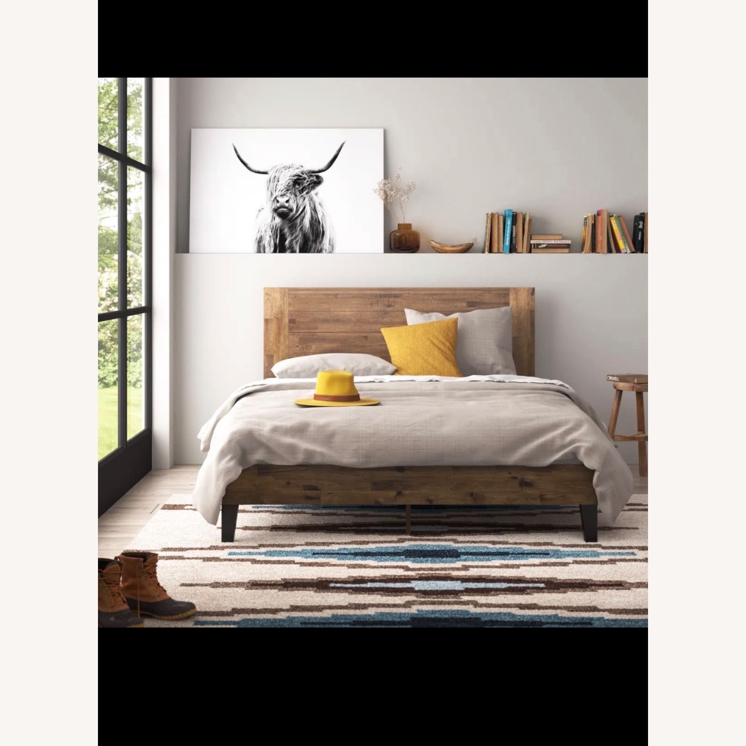 Kira Solid Wood Platform Bed Frame - image-4