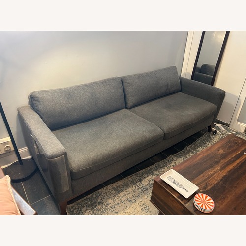 Used AllModern Laila Dark Gray Fabric 3+ Seater Sofa for sale on AptDeco