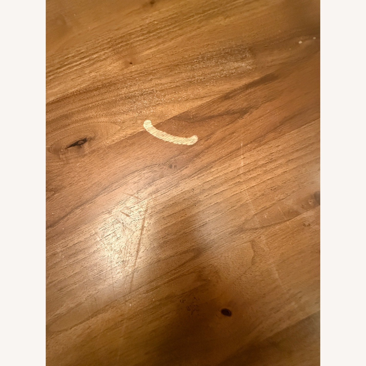 Crate & Barrel Apex 64″ Solid Wood Round Table - image-6