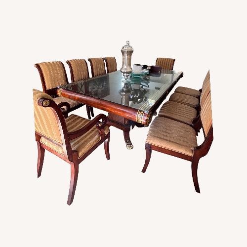 Used Versace Medusa Gold Plated Wood Set for sale on AptDeco