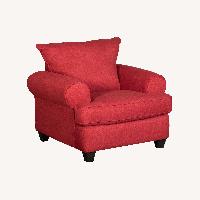 Rooms To Go Peak Living Red Armchair