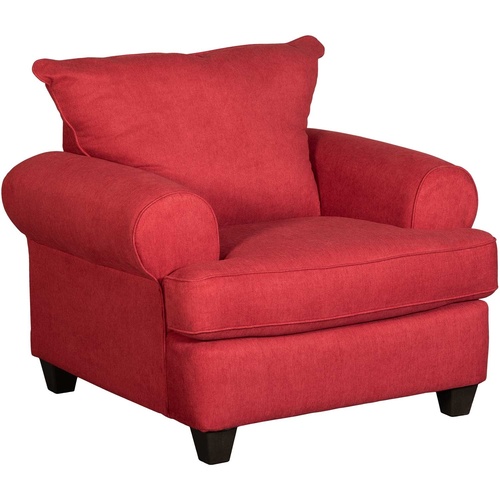 Used Rooms To Go Peak Living Red Armchair for sale on AptDeco