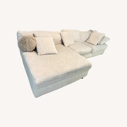 Used Raf Loveseat - Ivory for sale on AptDeco