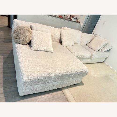 Used Raf Loveseat - Ivory for sale on AptDeco