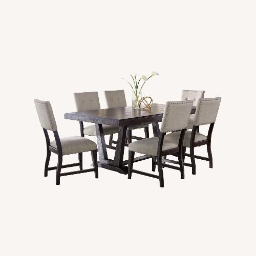 Used Hill Creek Black 5 Pc Rectangle Dining Room Set for sale on AptDeco