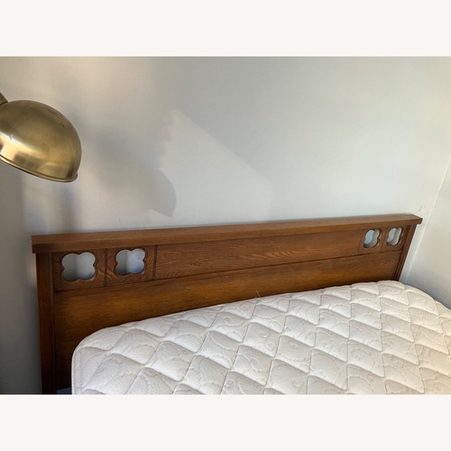 Used Vintage Mid Century Moroccan Style Full Headboard for sale on AptDeco