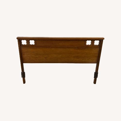 Used Vintage Mid Century Moroccan Style Full Headboard for sale on AptDeco