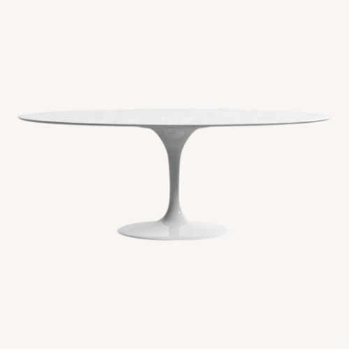 Used Rove Concepts Tulip Lacquer Oval 78" Dining Table  for sale on AptDeco