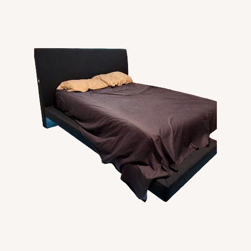 Used Blue Queen Bed for sale on AptDeco