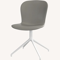 BoConcept Adelaide Light Gray Leather Dining Chairs