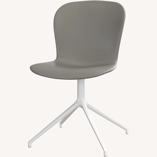 Used BoConcept Adelaide Light Gray Leather Dining Chairs for sale on AptDeco
