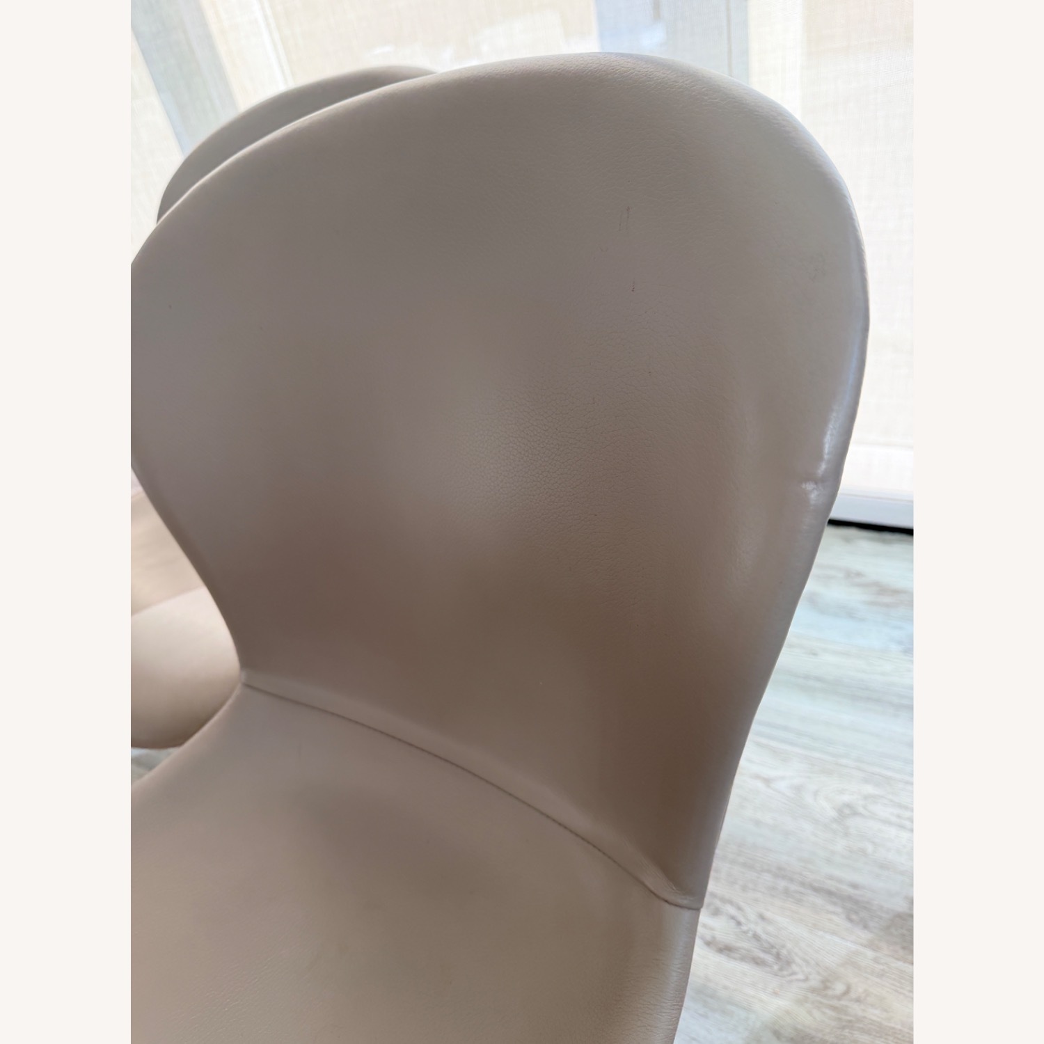 BoConcept Adelaide Light Gray Leather Dining Chairs - image-20