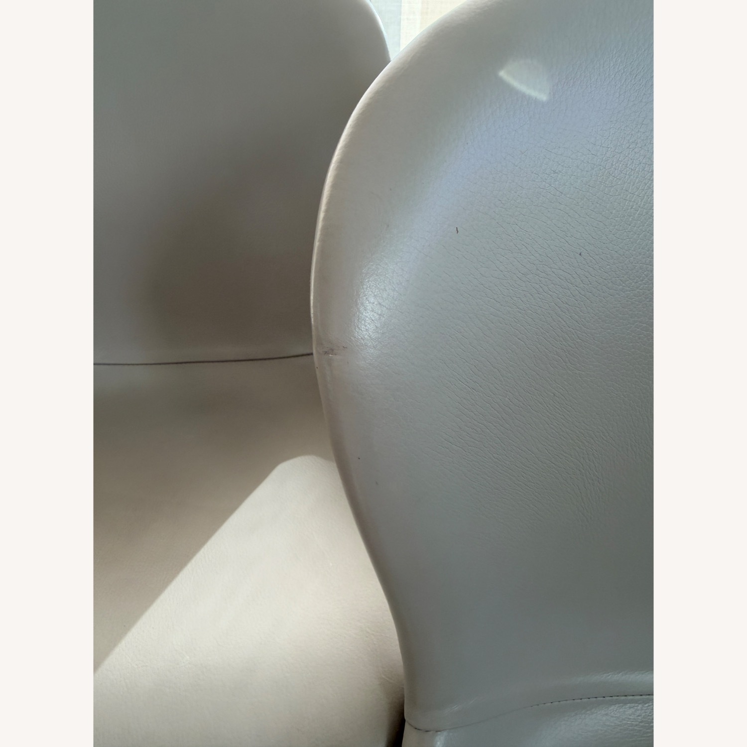 BoConcept Adelaide Light Gray Leather Dining Chairs - image-19