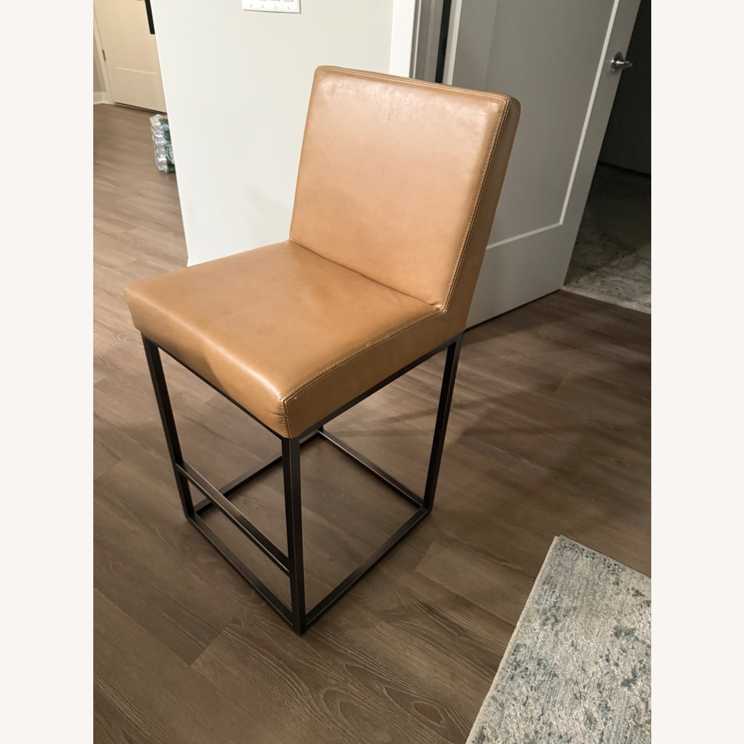 Restoration Hardware Emery Camel Barstools - image-1