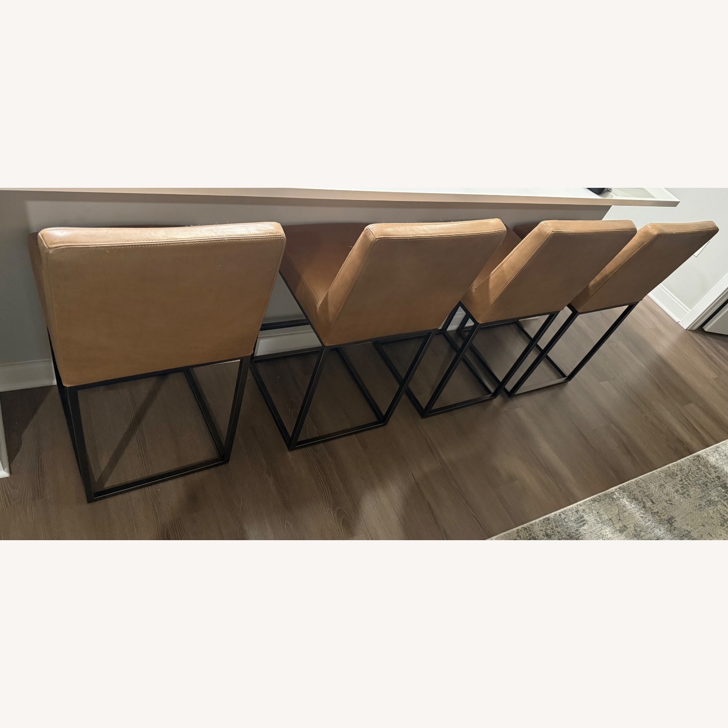 Restoration Hardware Emery Camel Barstools - image-5