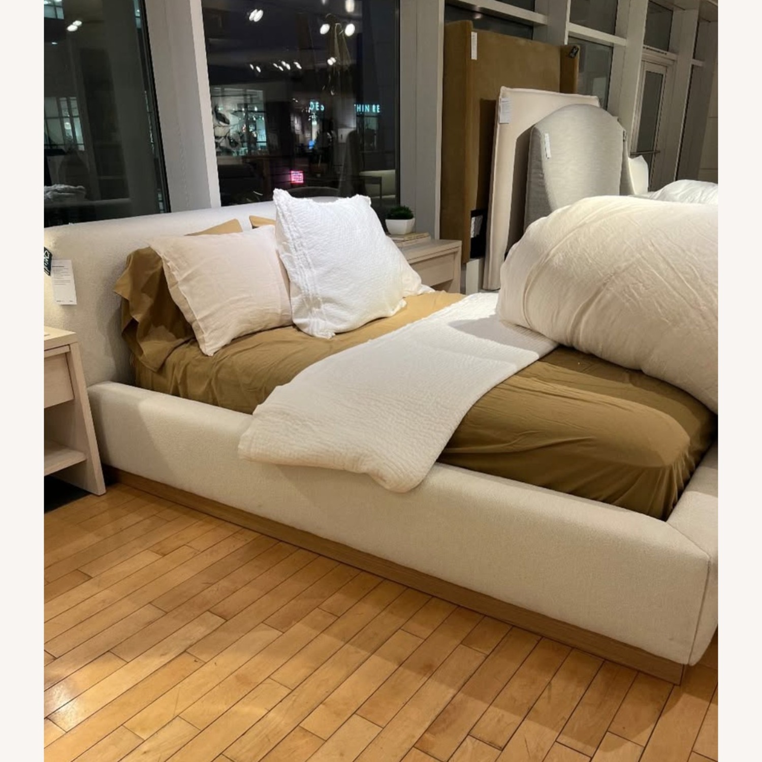 Gather Ivory Upholstered King Bed - image-2