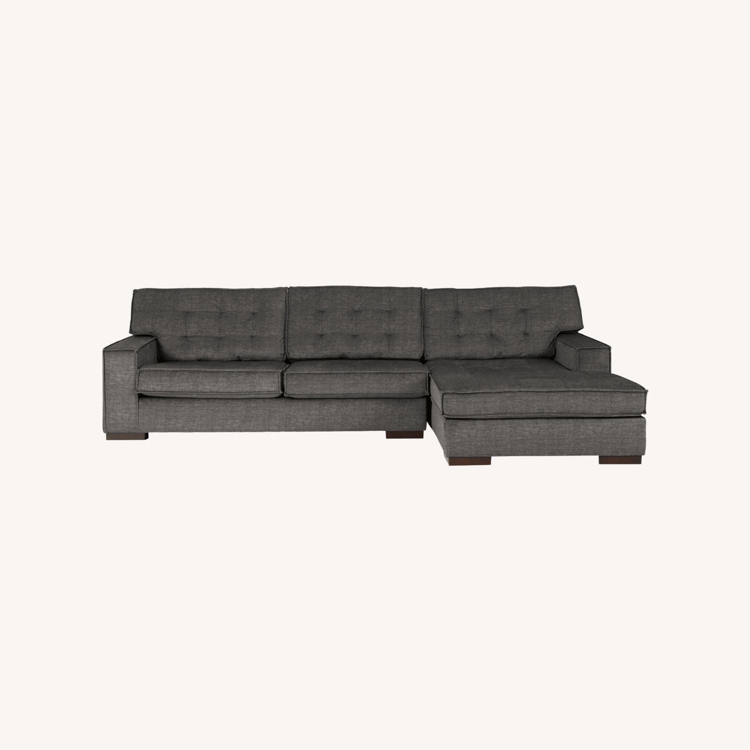 Ashley Furniture Dark Gray 2 Piece Sectional - image-0