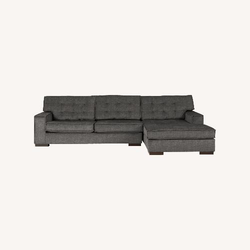 Used Ashley Furniture Dark Gray 2 Piece Sectional for sale on AptDeco