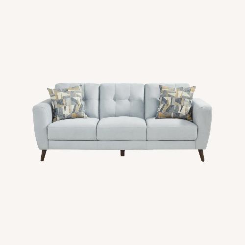 Used Rooms To Go Claremont Blue 2 Seater Sofa for sale on AptDeco