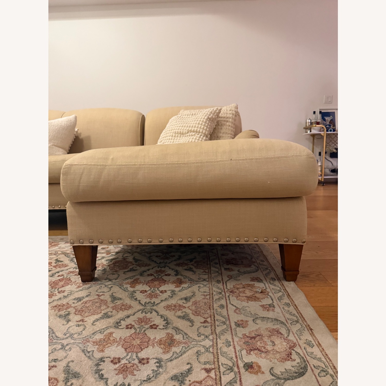 Lillian August Natural Fabric 2 Piece Sectional - image-2