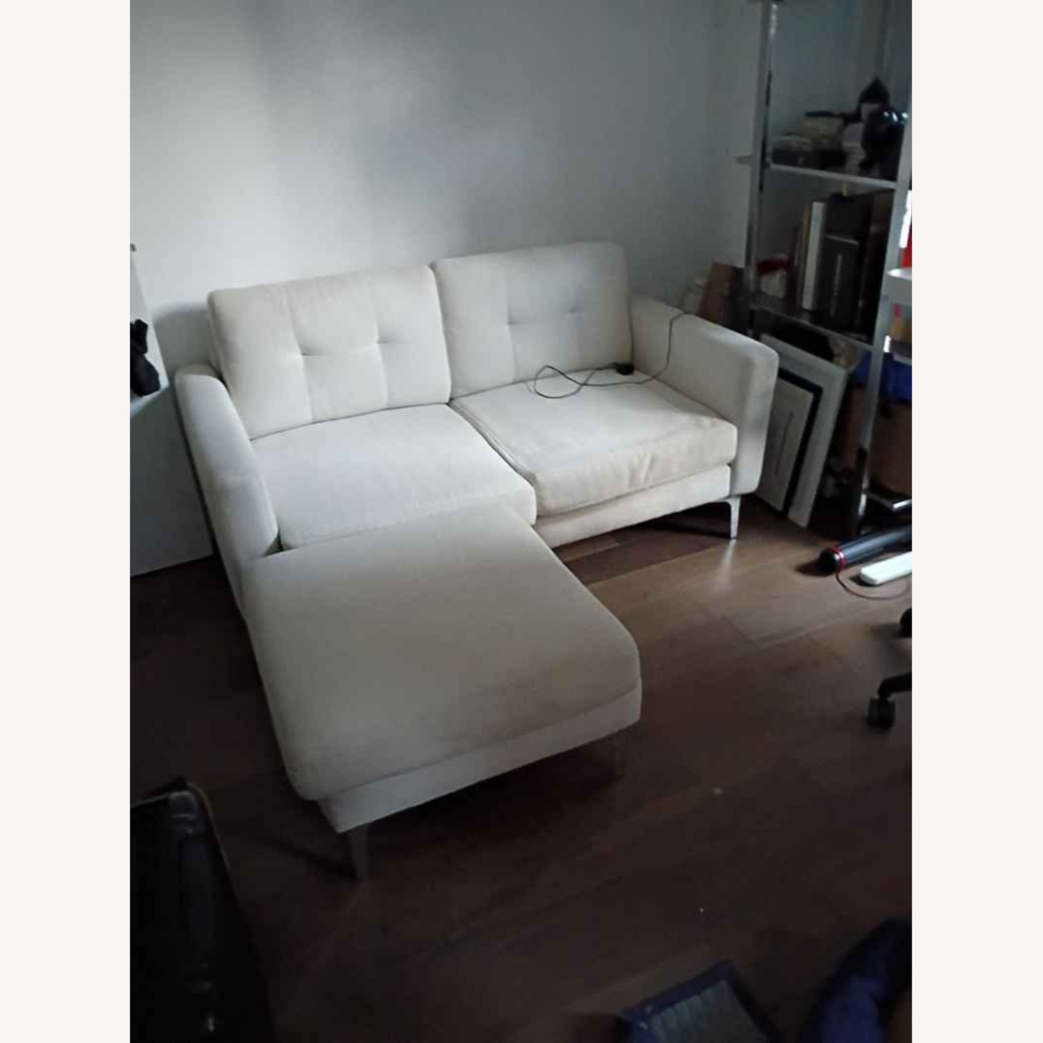 Burrow Nomad Natural Fabric Loveseat - image-3
