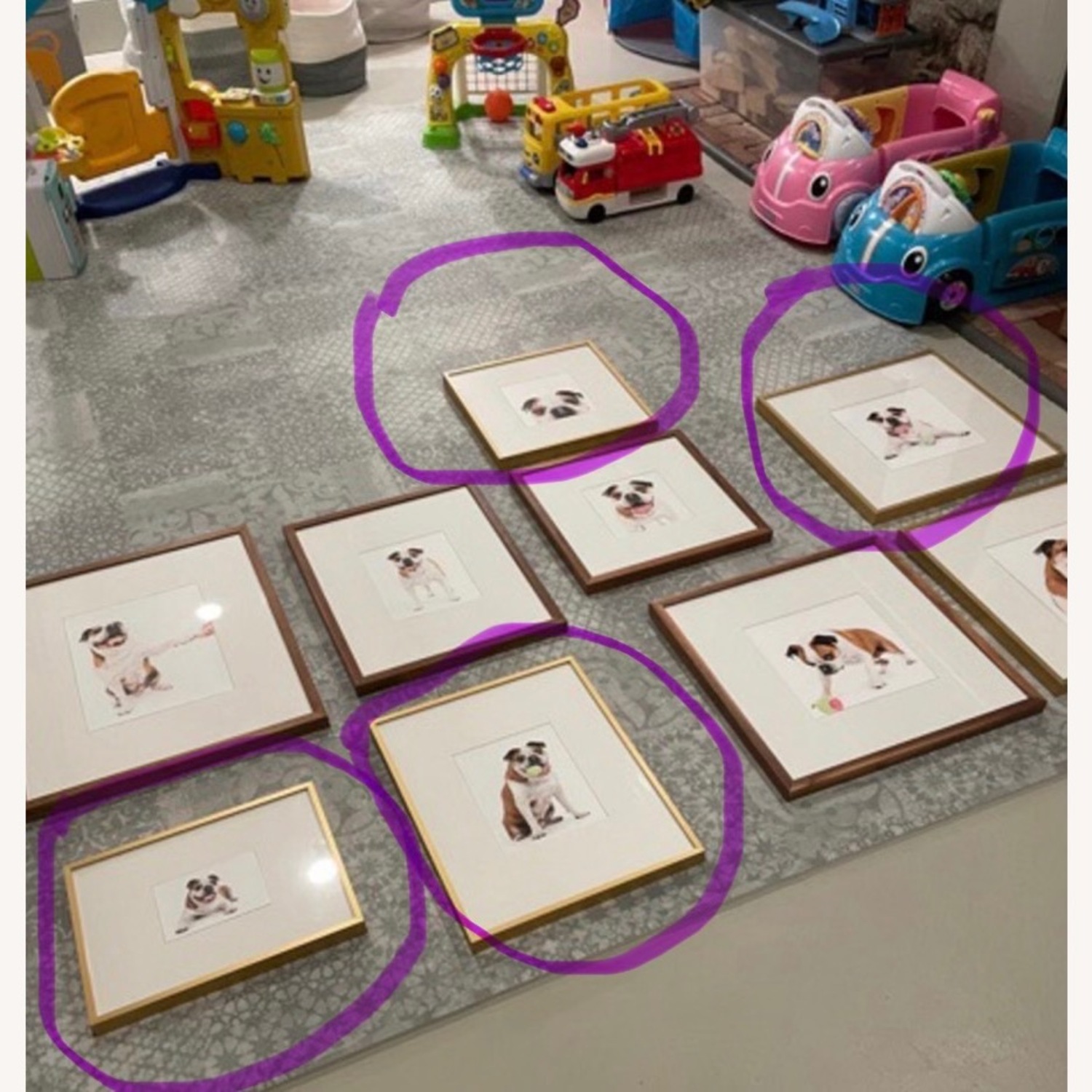 Room & Board Gold Metal Picture Frames - image-3