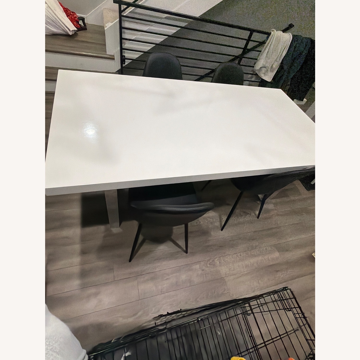 Wayfair Wade Logan White Wood Dining Table - image-9