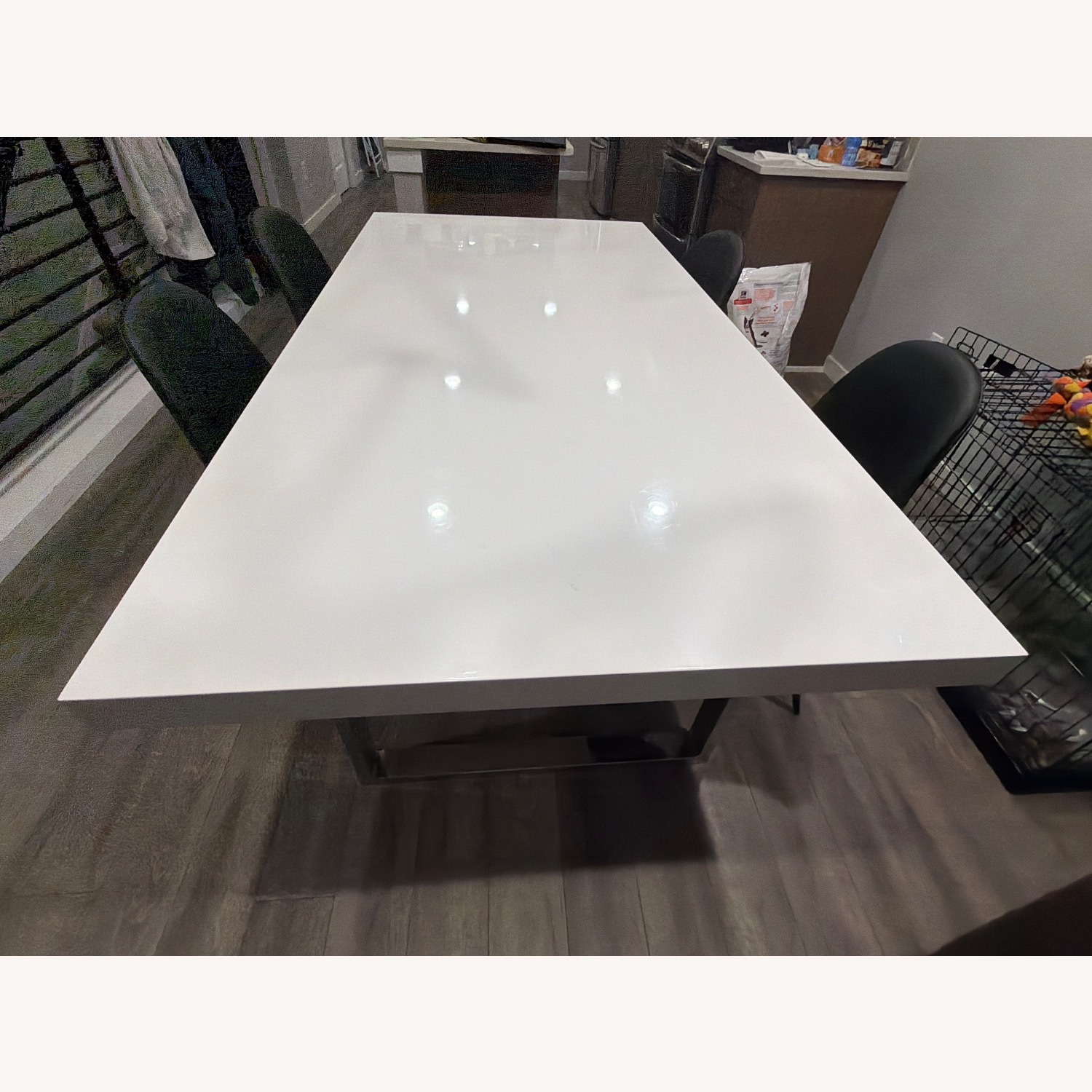 Wayfair Wade Logan White Wood Dining Table - image-2