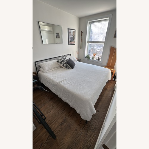 Used CB2 Niander Mesh Cali King Bed  for sale on AptDeco