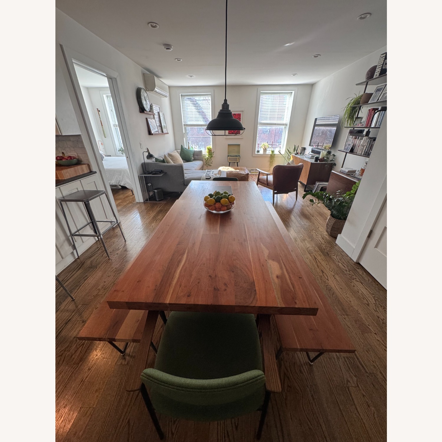 CB2 Dylan 80" Acacia Table - image-1