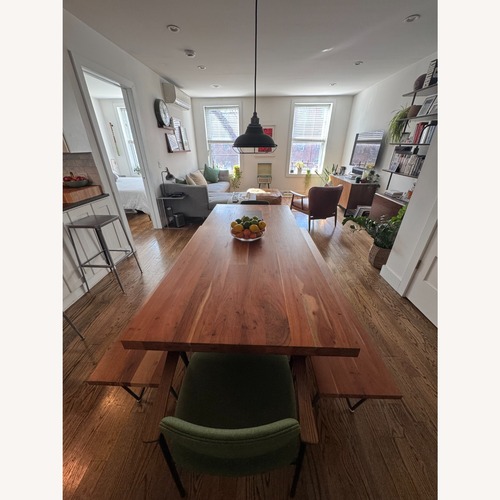 Used CB2 Dylan 80" Acacia Table for sale on AptDeco