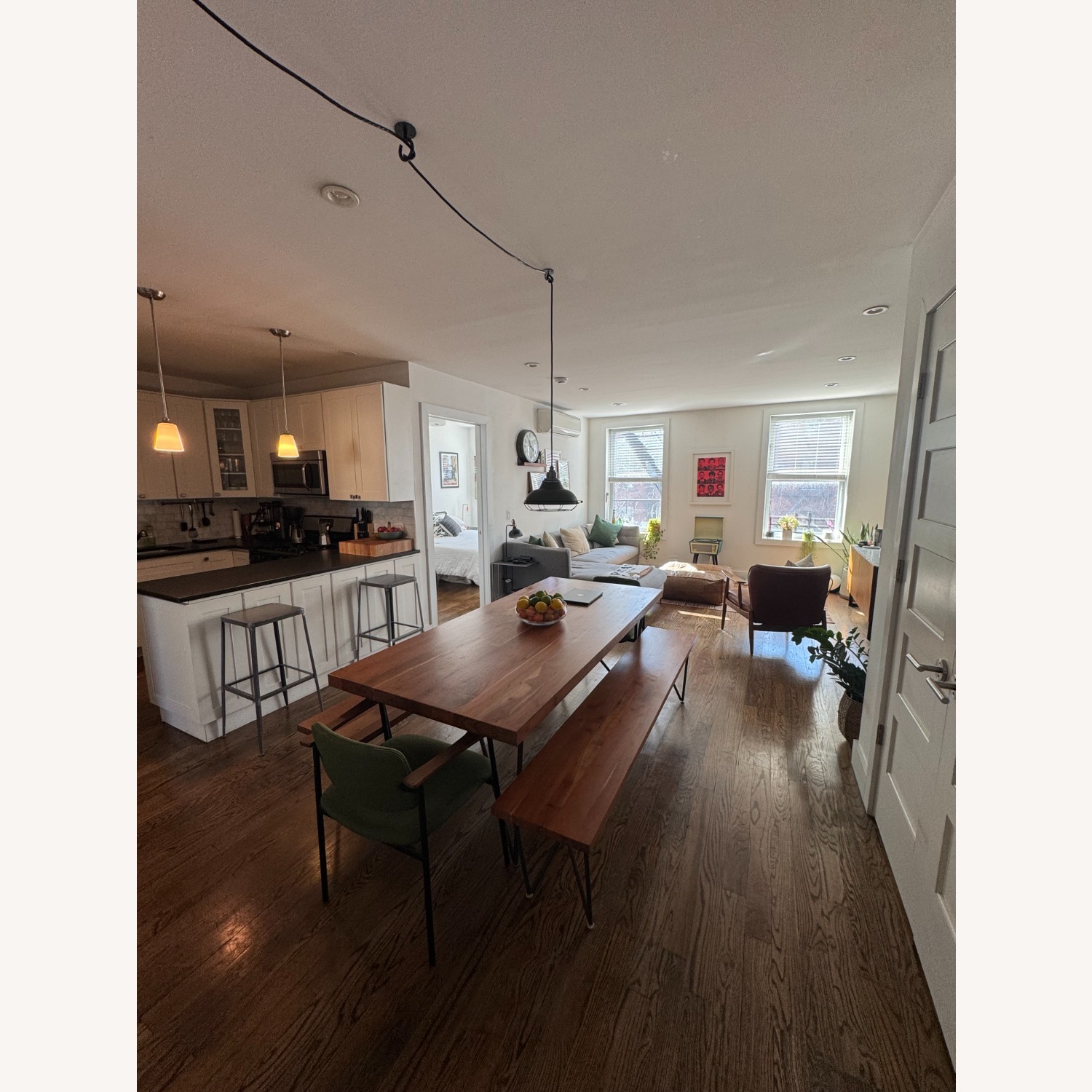 CB2 Dylan 80" Acacia Table - image-3