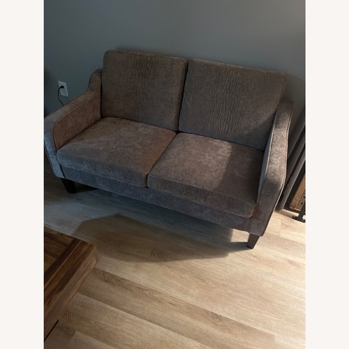 Used Light Brown Fabric Loveseat for sale on AptDeco