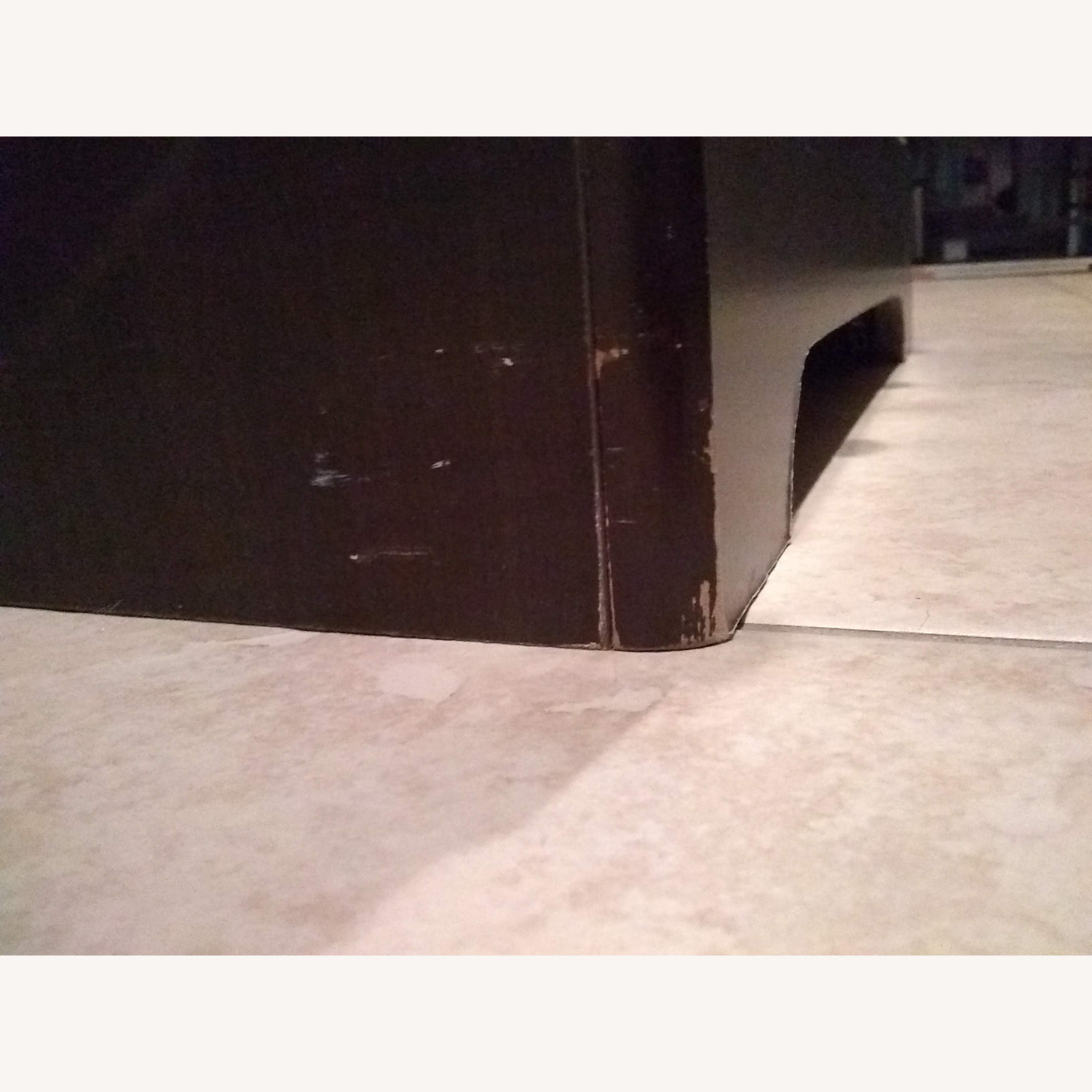 Dark Brown Wood Nightstand - image-8