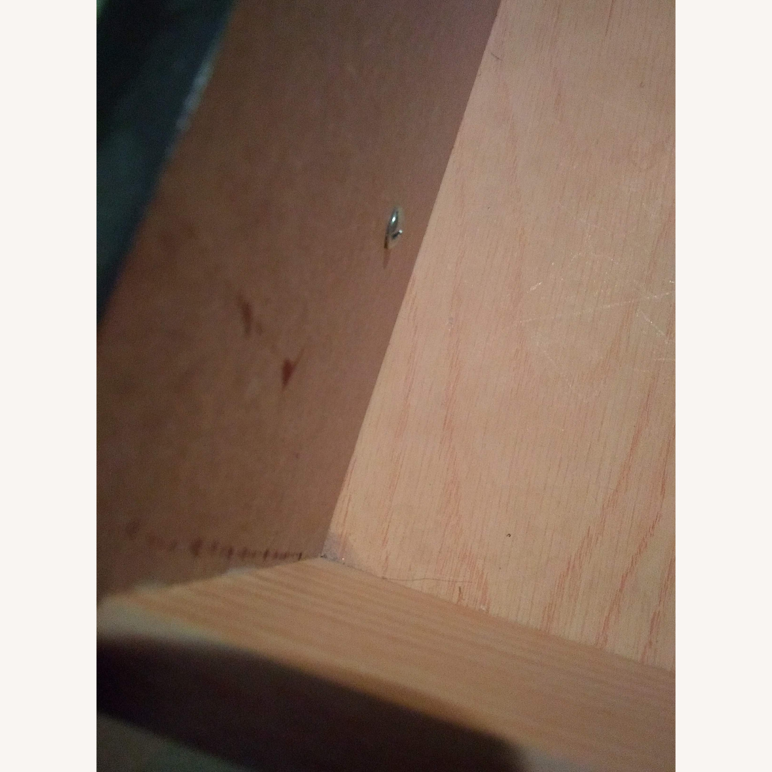 Dark Brown Wood Nightstand - image-9