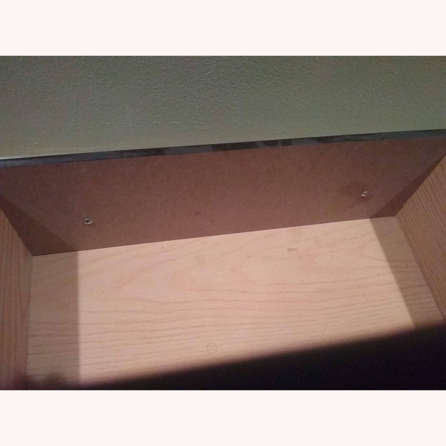 Dark Brown Wood Nightstand - image-10