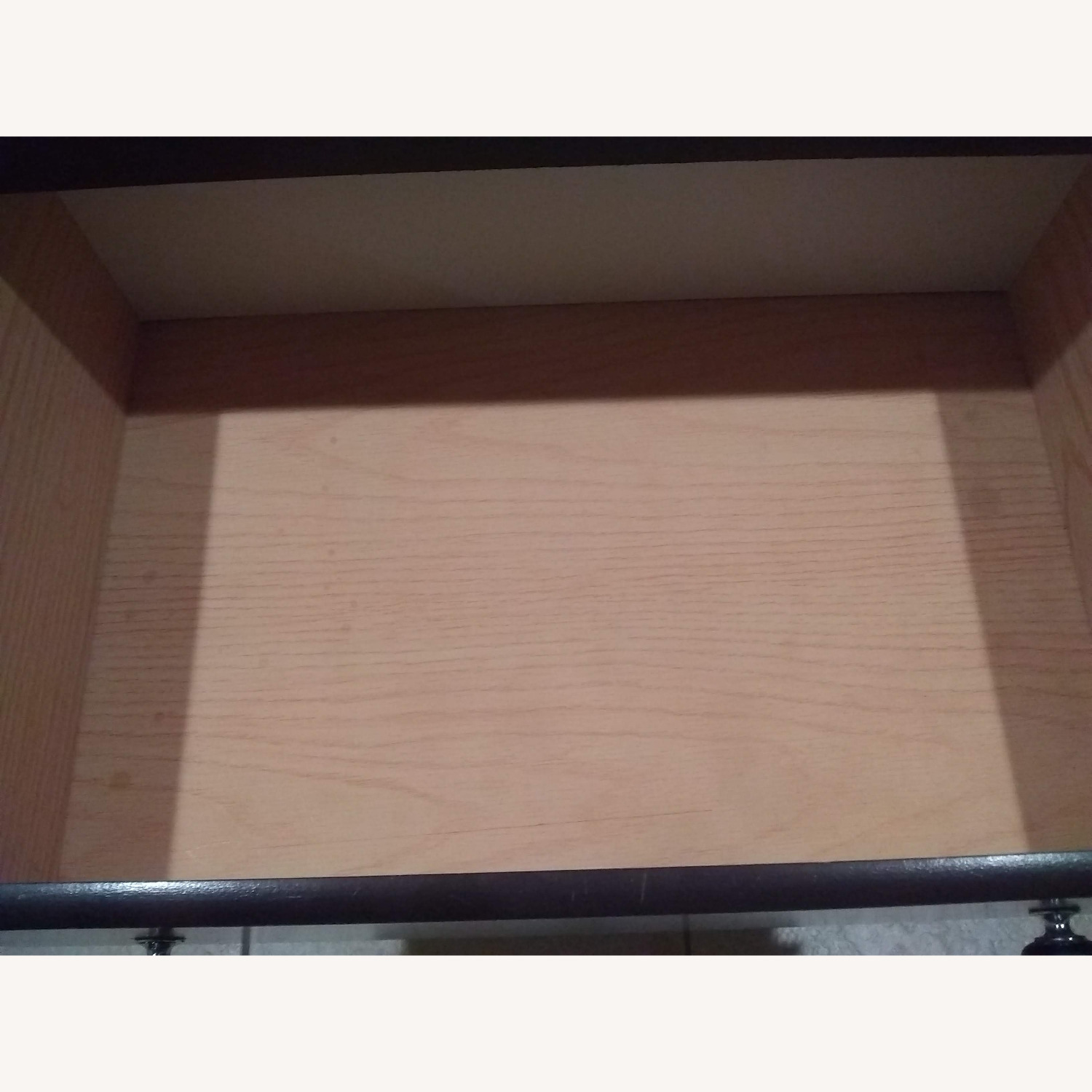 Dark Brown Wood Nightstand - image-13