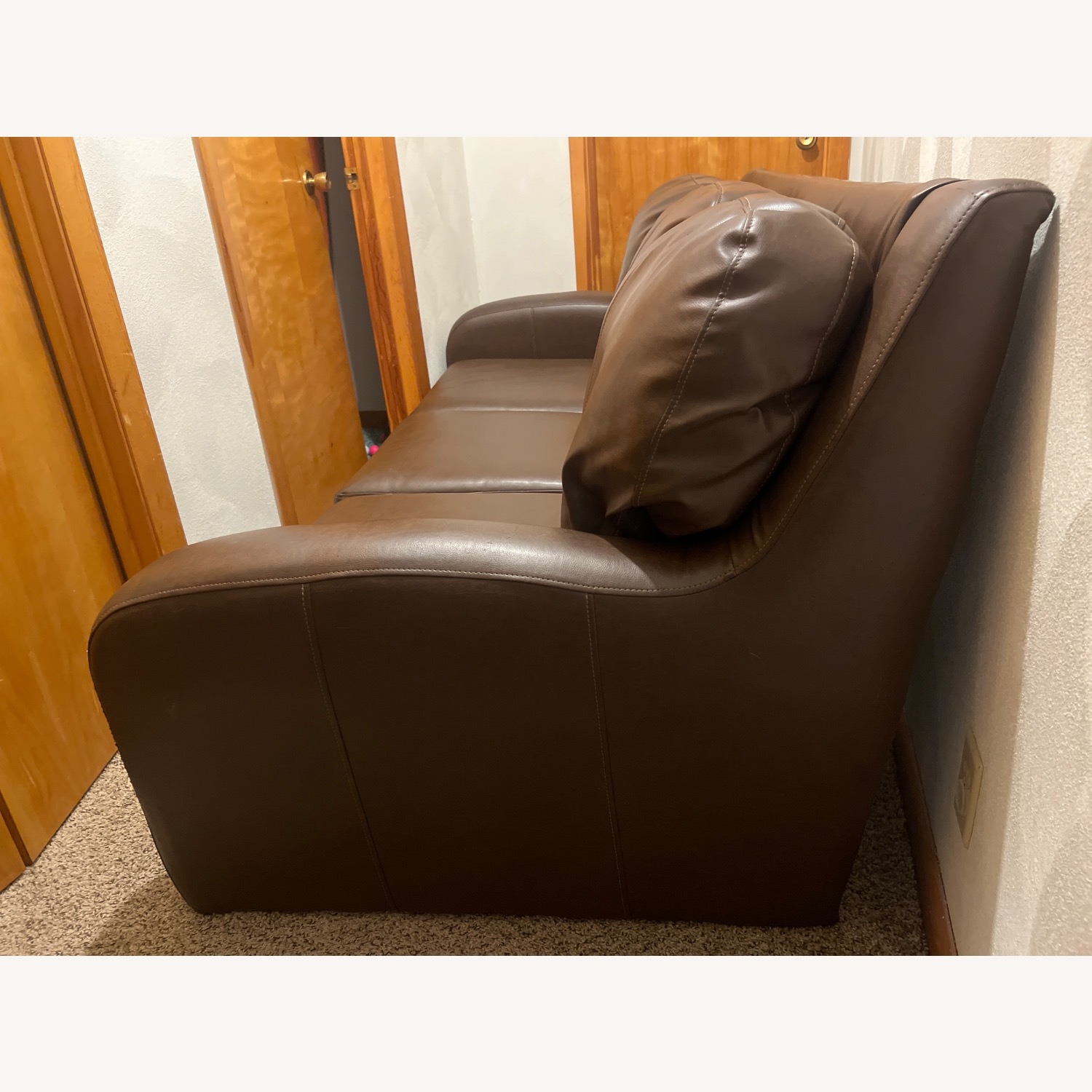 Ashley Furniture Dark Brown 3+ Seater Sofa - image-5