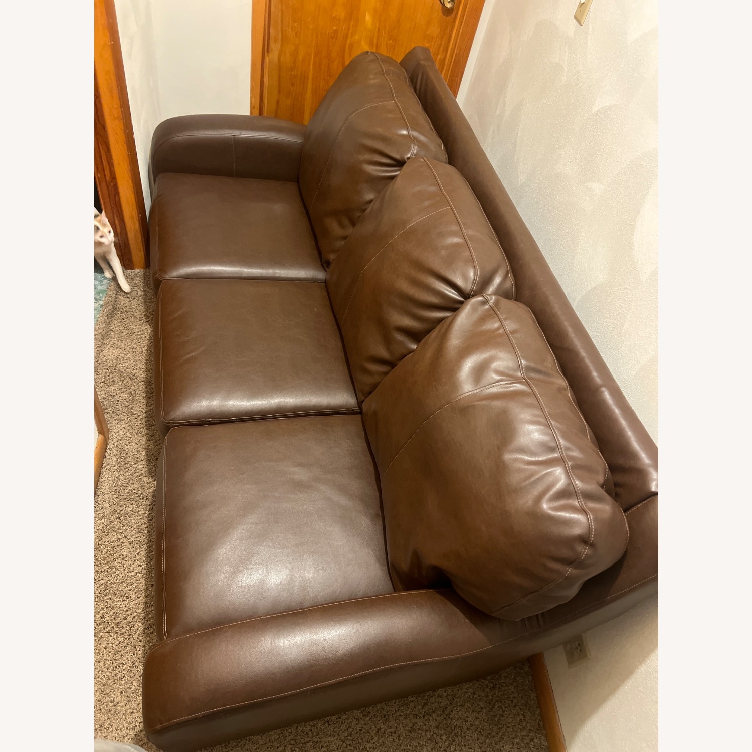 Ashley Furniture Dark Brown 3+ Seater Sofa - image-3