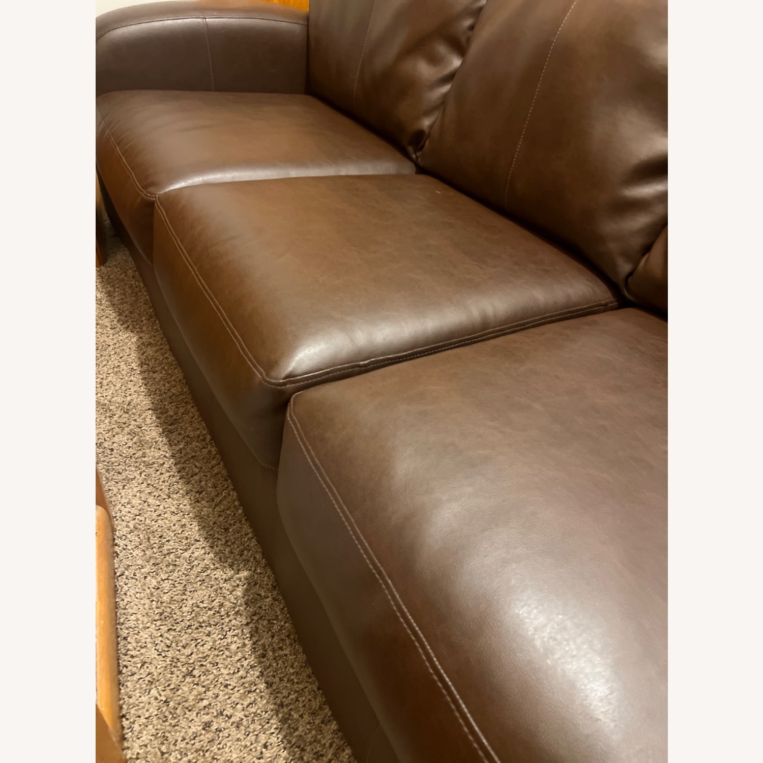 Ashley Furniture Dark Brown 3+ Seater Sofa - image-6