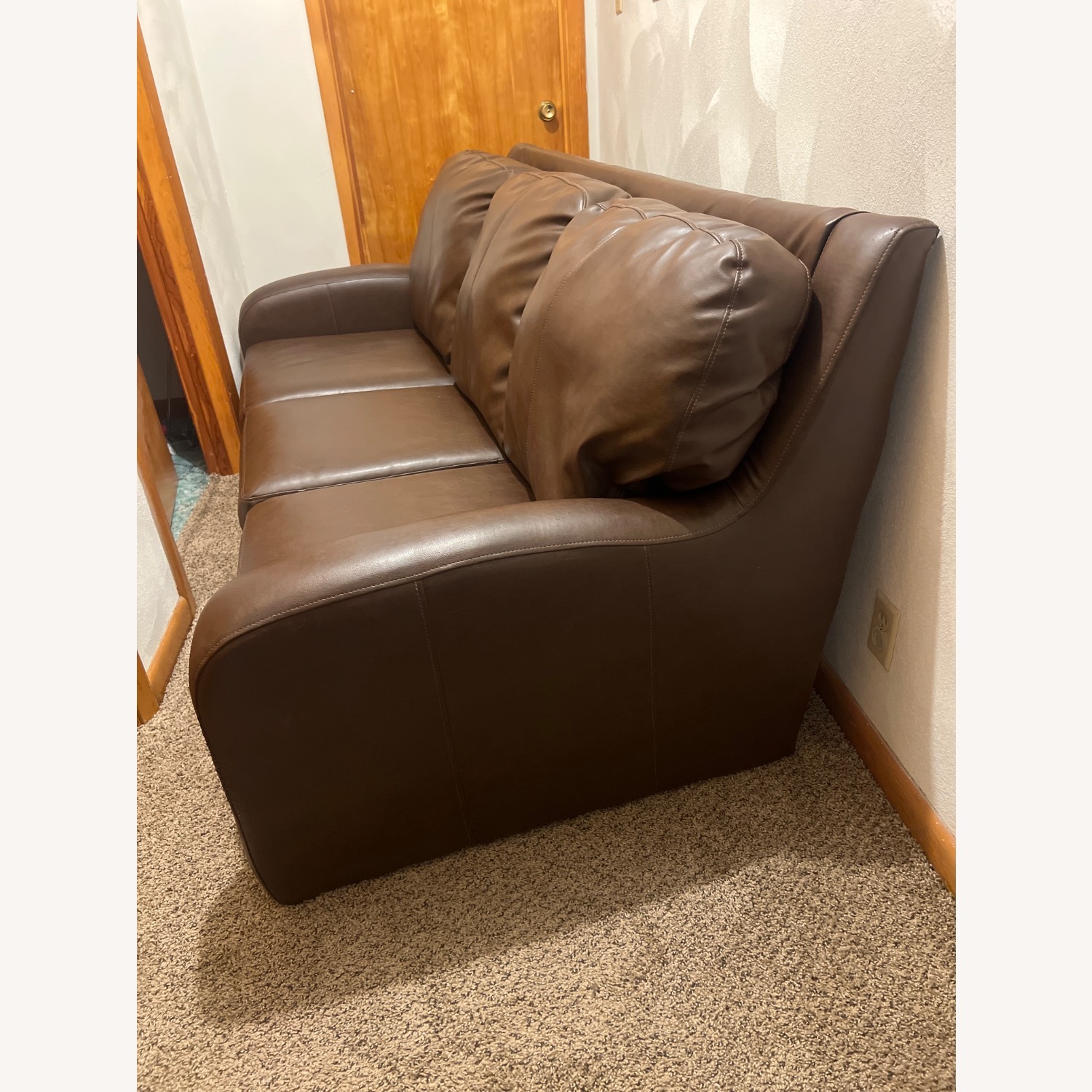 Ashley Furniture Dark Brown 3+ Seater Sofa - image-4