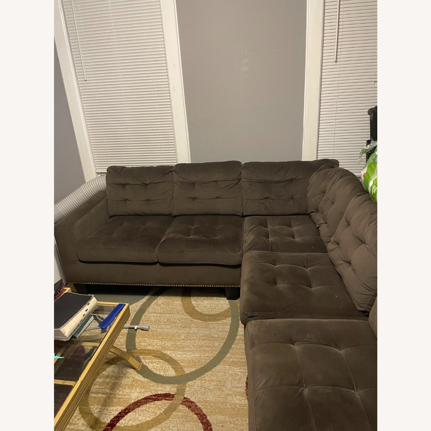 Raymour & Flanigan Dark Brown 3+ Piece Sectional - image-2