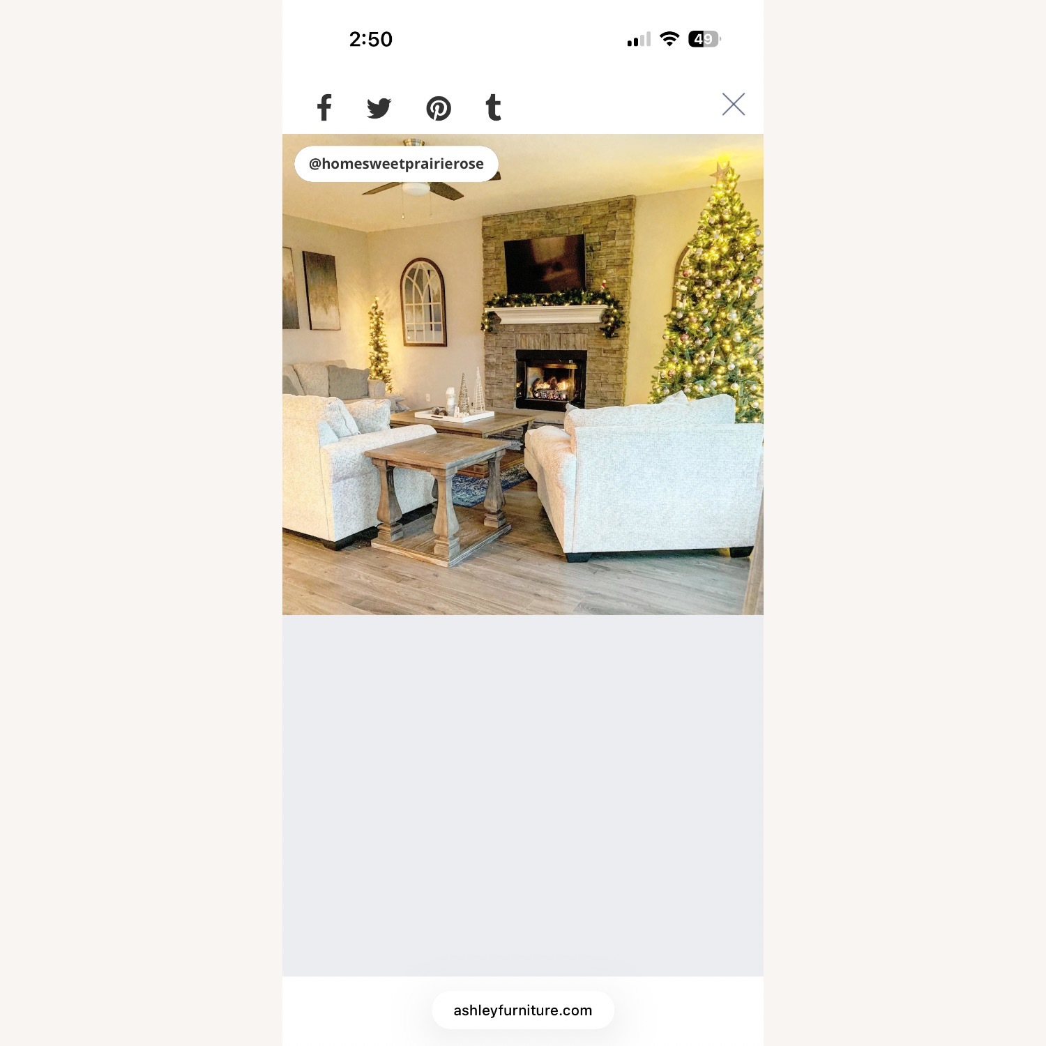 Ashley Furniture White 3+ Seater Sofa - image-4