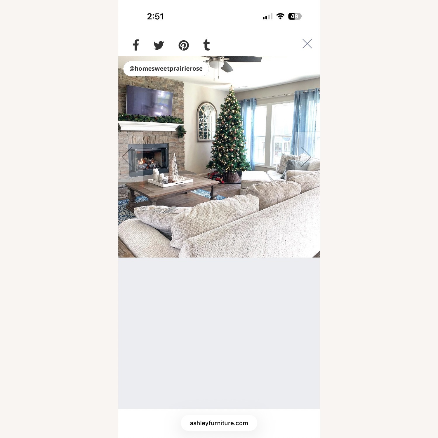 Ashley Furniture White 3+ Seater Sofa - image-5