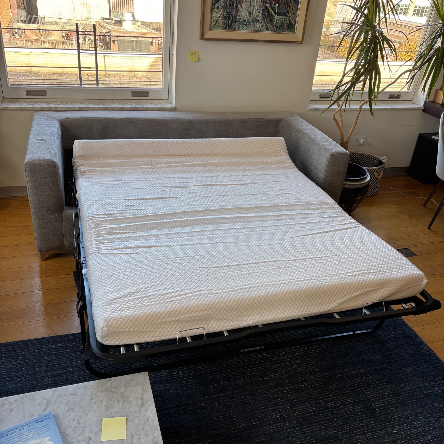 Article Soma 82" Sofa Bed - Dawn Gray - image-10