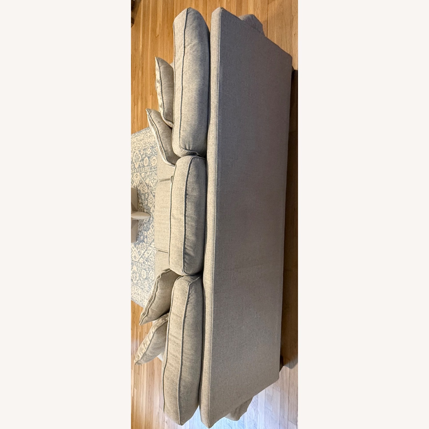 Raymour & Flanigan Shiloh Light Gray 3+ Seater Sofa - image-4