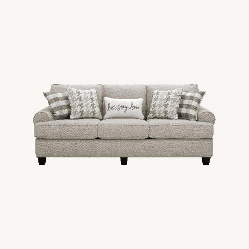 Used Raymour & Flanigan Shiloh Light Gray 3+ Seater Sofa for sale on AptDeco